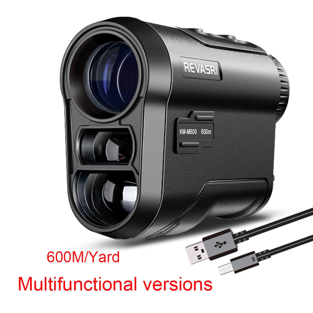 REVASRI Golf Laser Rangefinder 600M/800M/1000M with Slope and Flag Pole Lock Vibration for Golfing Sport, Hunting, Survey