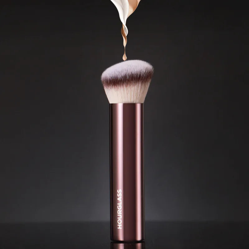 1pc Hourglass Finish Foundation Makeup brushes Vanish Foundation Make up brush metal handle Concealer Bronzer high end with box CB DROPSHIPPING