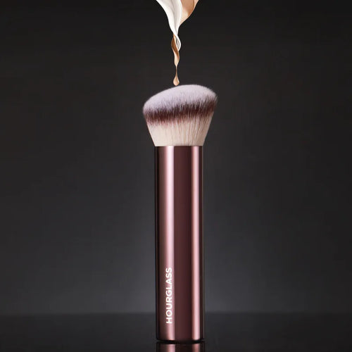1pc Hourglass Finish Foundation Makeup brushes Vanish Foundation Make up brush metal handle Concealer Bronzer high end with box