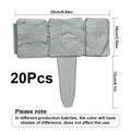 Garden PP Fence Edging,10Pcs Home Garden Border Edging Plastic Fence Stone DIY Yard Landscape Plant Fence Fit for Lawn Yard Flow