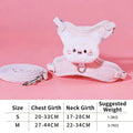 Cat Harness Leash Sets Adjustable Dog Harness for Small Dog Leash Breashable Cartoon Pet Harness Out Walking Dog Cat Accessories