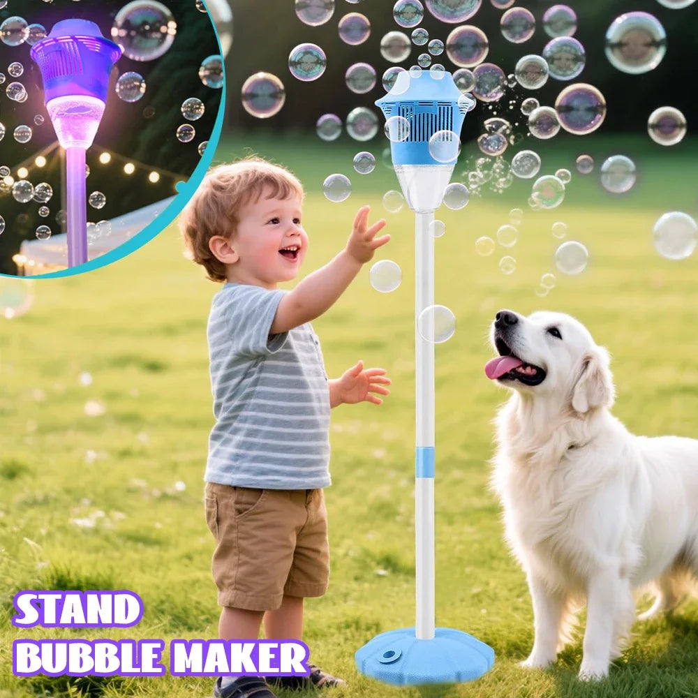 Stand Bubble Machine with Lights&music for Outdoor Soap Bubble Blower Suitable for Water Sport Wedding Party Decor Bubble CB DROPSHIPPING
