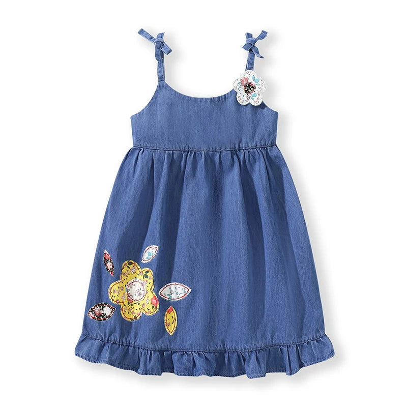 Little maven Baby Girls Casual Clothes Little  Girls 2026 New Summer Dress Kids Elegant Party Dress Children's Clothing CB DROPSHIPPING