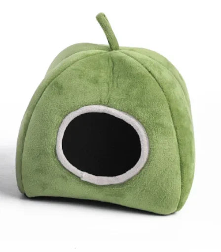 Hamster House Guinea Pig Cage Hamster Cotton House Small Animal Nest Winter Warm Pet Bed For Rodent/Guinea Pig/Rat/Hedgehog CB DROPSHIPPING