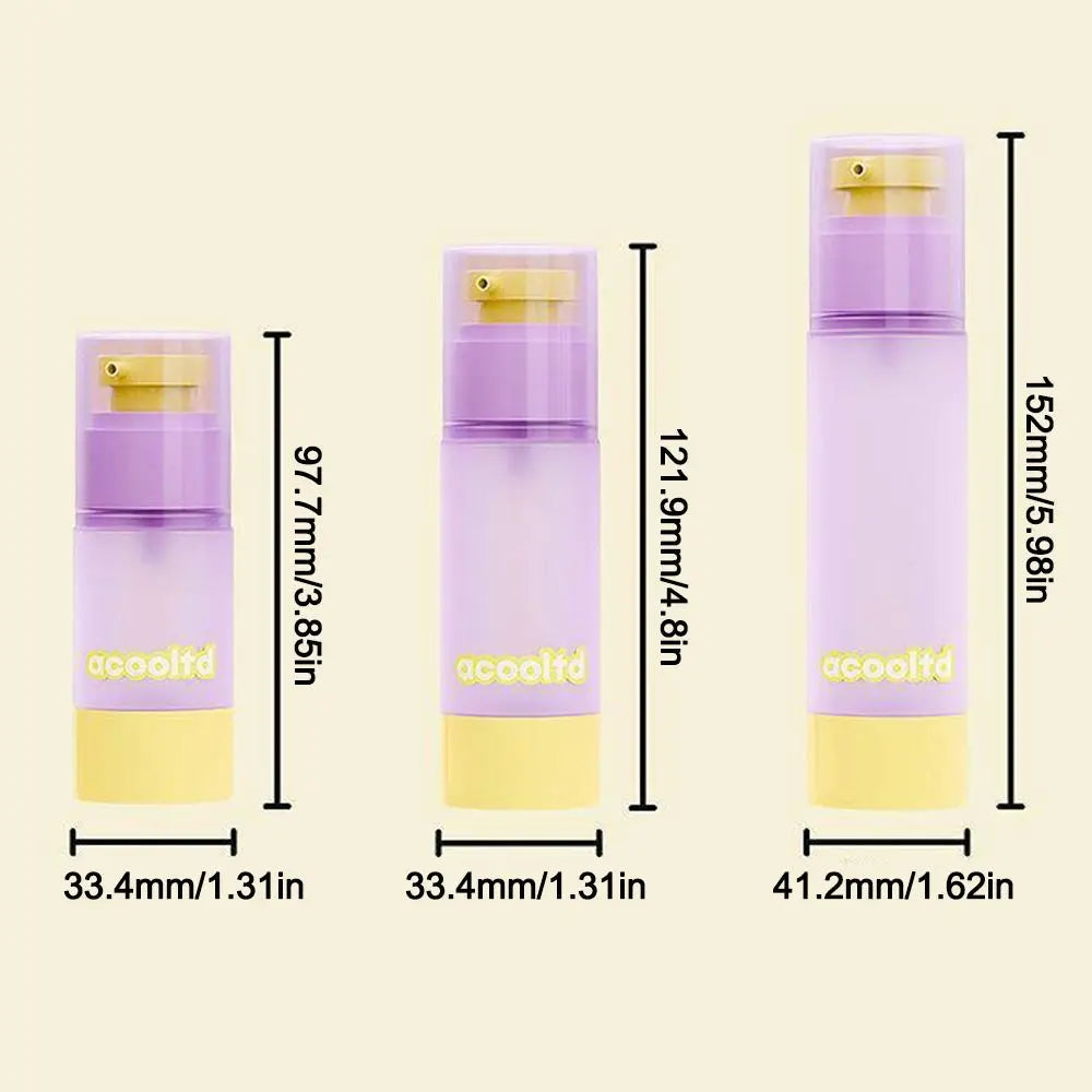 New 30ml/80ml Travel Vacuum Dispensing Bottles Portable Fillable Skincare and Cosmetic container Pump-type Empty Bottles CB DROPSHIPPING