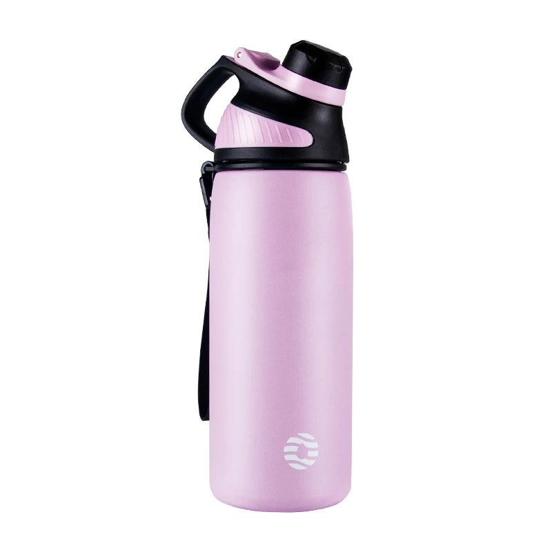 FEIJIAN LKG Thermos Double Wall Vacuum Flask With Magnetic Lid Outdoor Sport Water Bottle Stainless Steel Thermal Mug Leak Proof