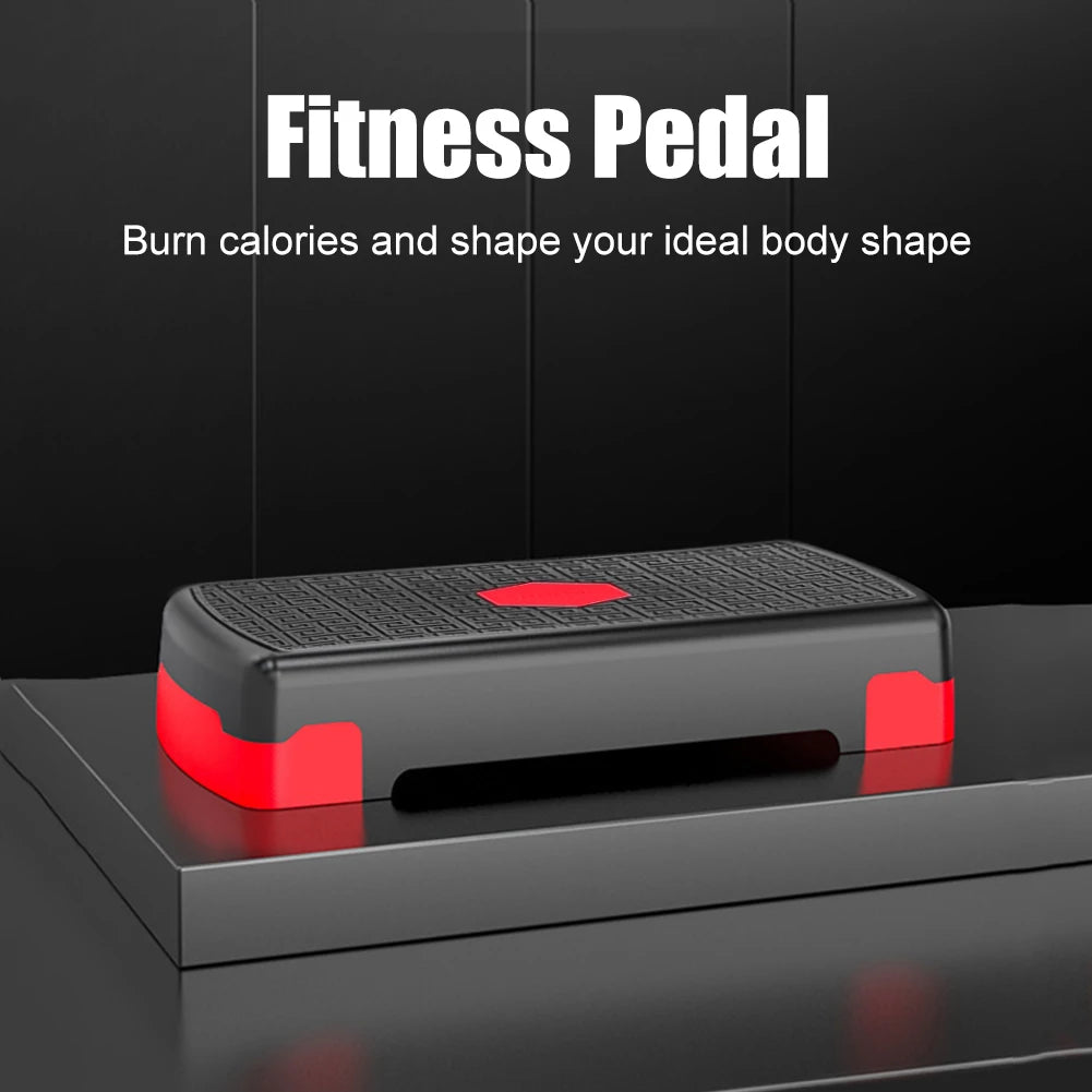 Fitness Height Step Pedal Aerobic Fitness Stepper Cardio Pedal Exerciser Stable 200KG Load Home Training Gym Exercise Foot Pedal CB DROPSHIPPING