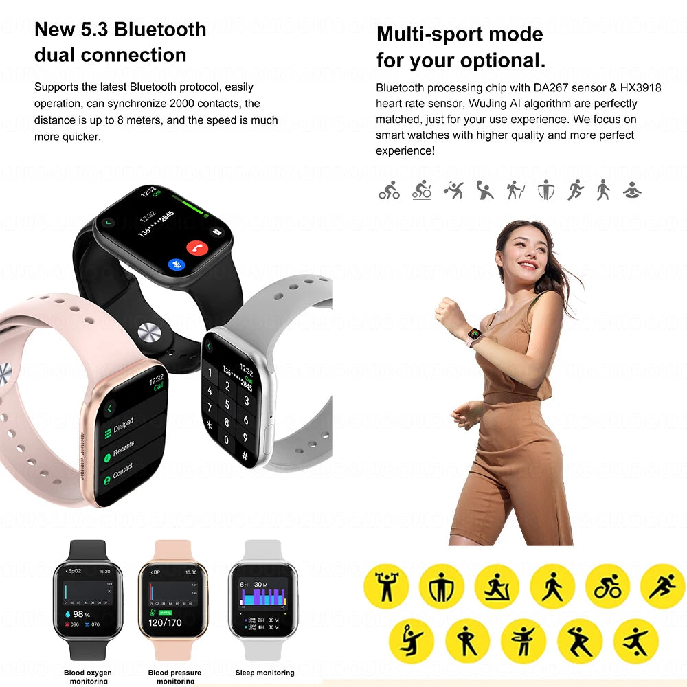 New DT Watch 10 Smartwatch 16GB Large Memory NFC 3D Stereo Vision Compass Muiti-Sport Mode Waterproof Bluetooth call Smartwatch CB DROPSHIPPING
