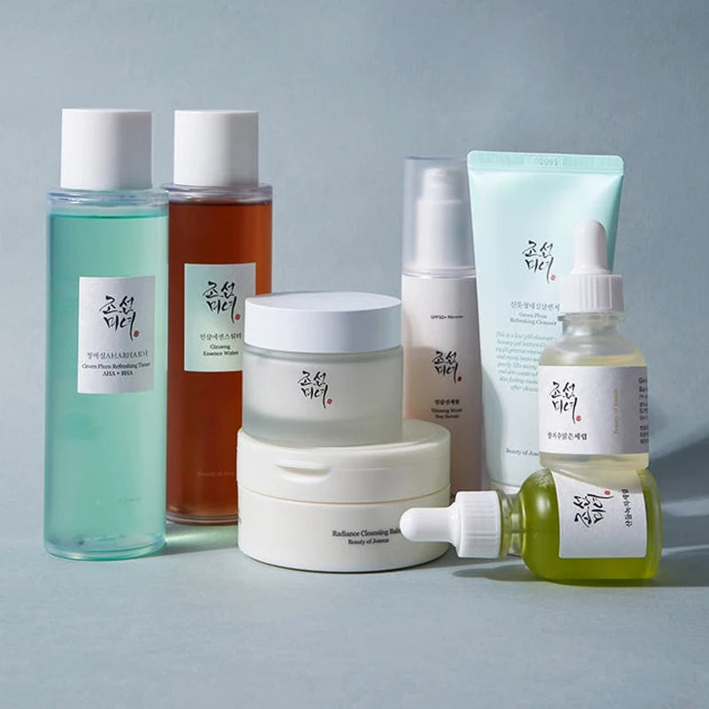 Beauty of Joseon Green Plum Facial Cleanser Toner Essence Hydrate Skincare SPF50+ Anti UV Rice Probiotic Sun Block Sunscreen