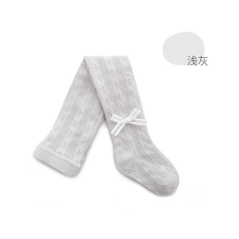 0-8Y Infant Boys Girls Summer Mesh Thin Pantyhose Soft Cotton Toddler Baby Tights Newborn Kids Breathable transparent Stockings CB DROPSHIPPING