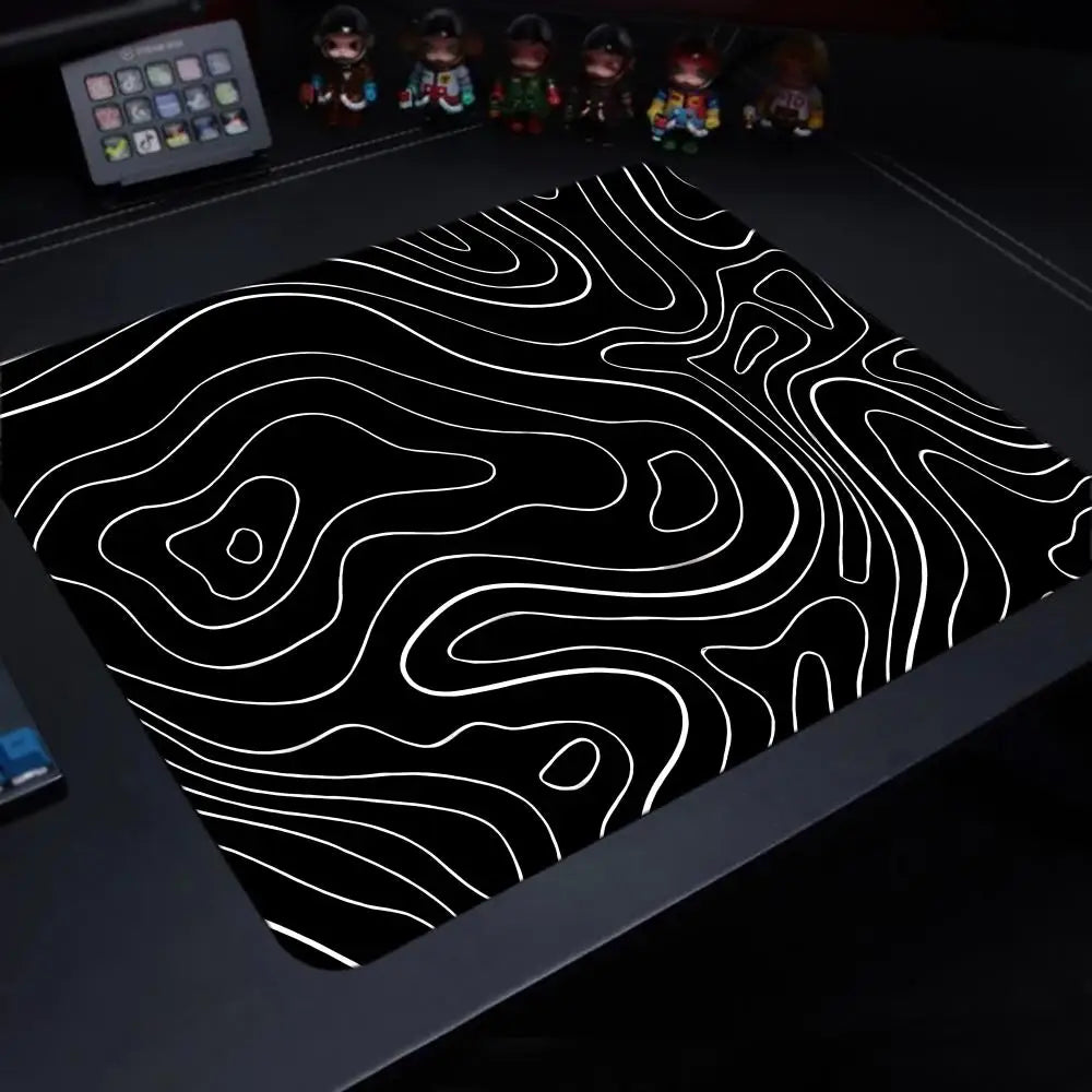 Fluid Mouse Pad 22X18 40X45 Square Computer Accessories Office Game Table Mats Rubber Anti-slip Mousepads Small Decor Desk Pads CB DROPSHIPPING