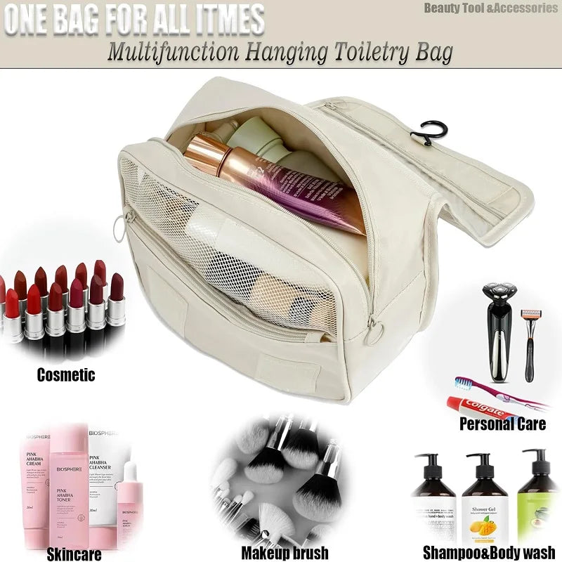 Travel Makeup Bag High Capacity Toiletries Storage Pouch Travel Make Up Organizer Waterproof Beauty Bag Bathroom Wash Bag CB DROPSHIPPING