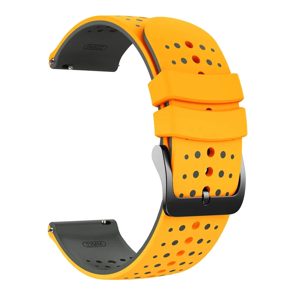 22mm Sport Slicone Strap For OnePlus Watch 3 2 2R 46mm Soft Bracelet For OPPO Watch X X2 4 Pro/Mi Watch 2 Pro S4 S3 S1 Watchband CB DROPSHIPPING