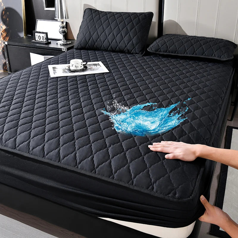 A Soft, Luxurious, High-Quality Mattress Cover  That Is Breathable and Cool, Liquid/Stain Resistant. a Mother's Day Family Gift. Machine Washable. Features Tight Elastic Edging, Pet-Friendly,