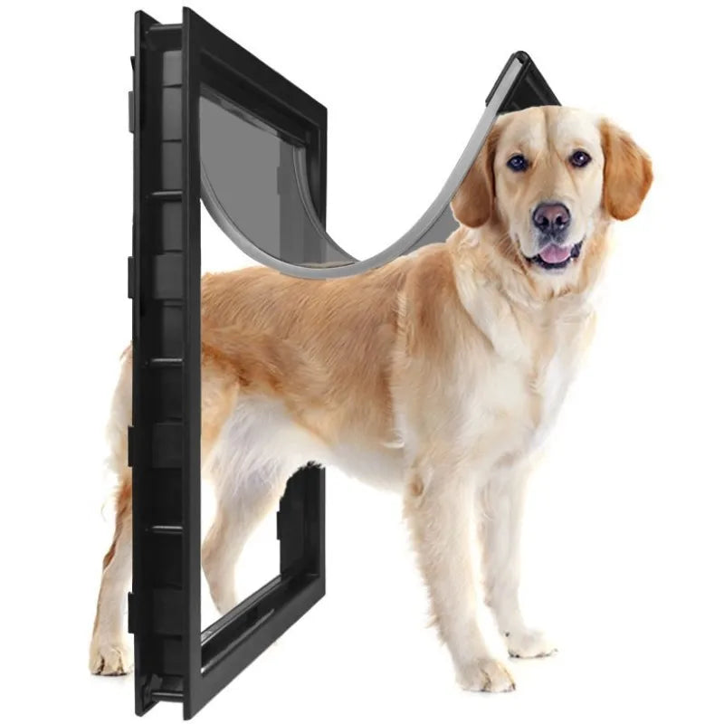 Pet Door for Doors High Quality ABS Flame PVC Enter Outer Flap Door Anti Raining Door Cover Extra Insulated & Cold Weather CB DROPSHIPPING