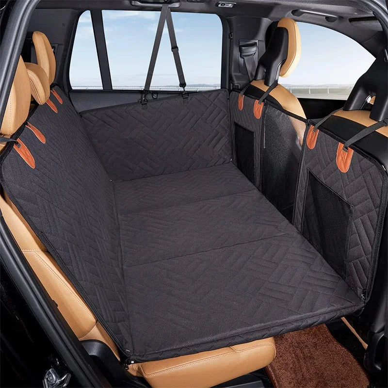 New Design Large Pet Back Seat Extender Car Backseat Protector Hammock Dog Car Seat Cover Hard Bottom for Travel CB DROPSHIPPING