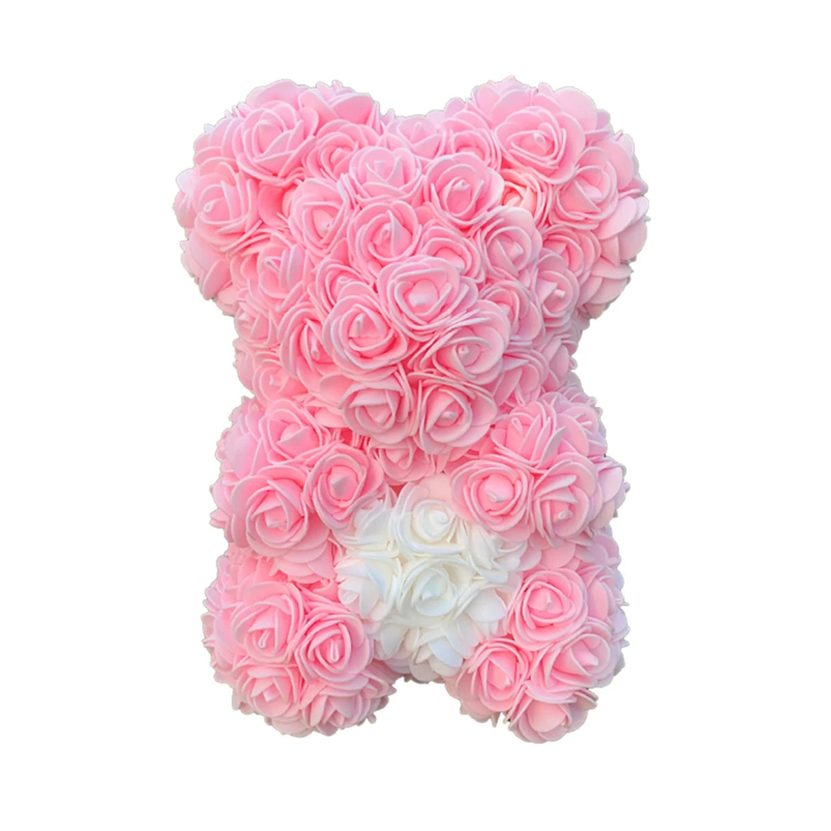 25cm Rose Teddy Bears Hearth Artificial Flower Bear For Women Valentine's Wedding Birthday Christmas Gifts