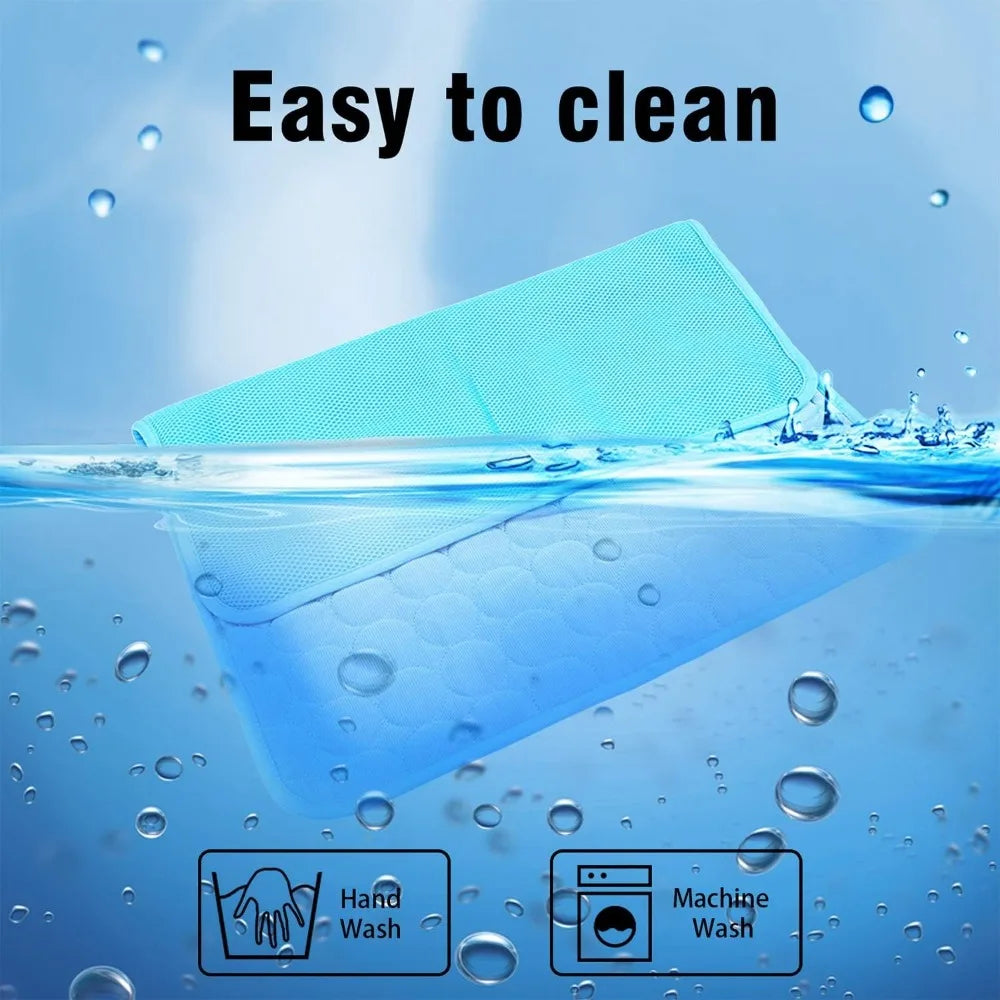 Pet Ice Pads Summer Dog Cooling Mat Cat Breathable Blanket Cat Washable Sofa Breathable Pet Dog Bed Pet Car Seat Cushion Sofa