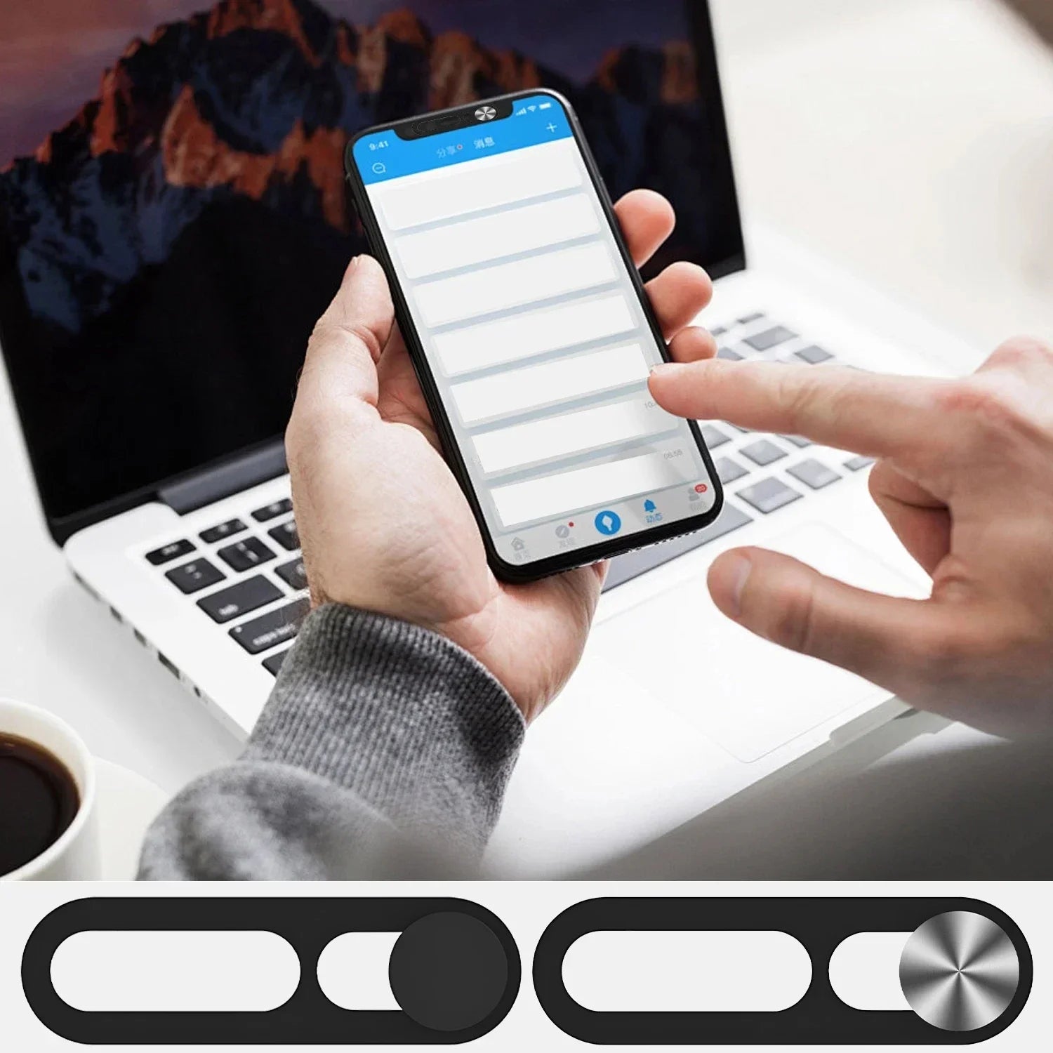 Webcam Cover Protector Privacy Webcam Cover Slide for IPhone 16 Pro Max 16/15/14Pro/Pro MAX  Ultra-Thin Camera Security Covers CB DROPSHIPPING