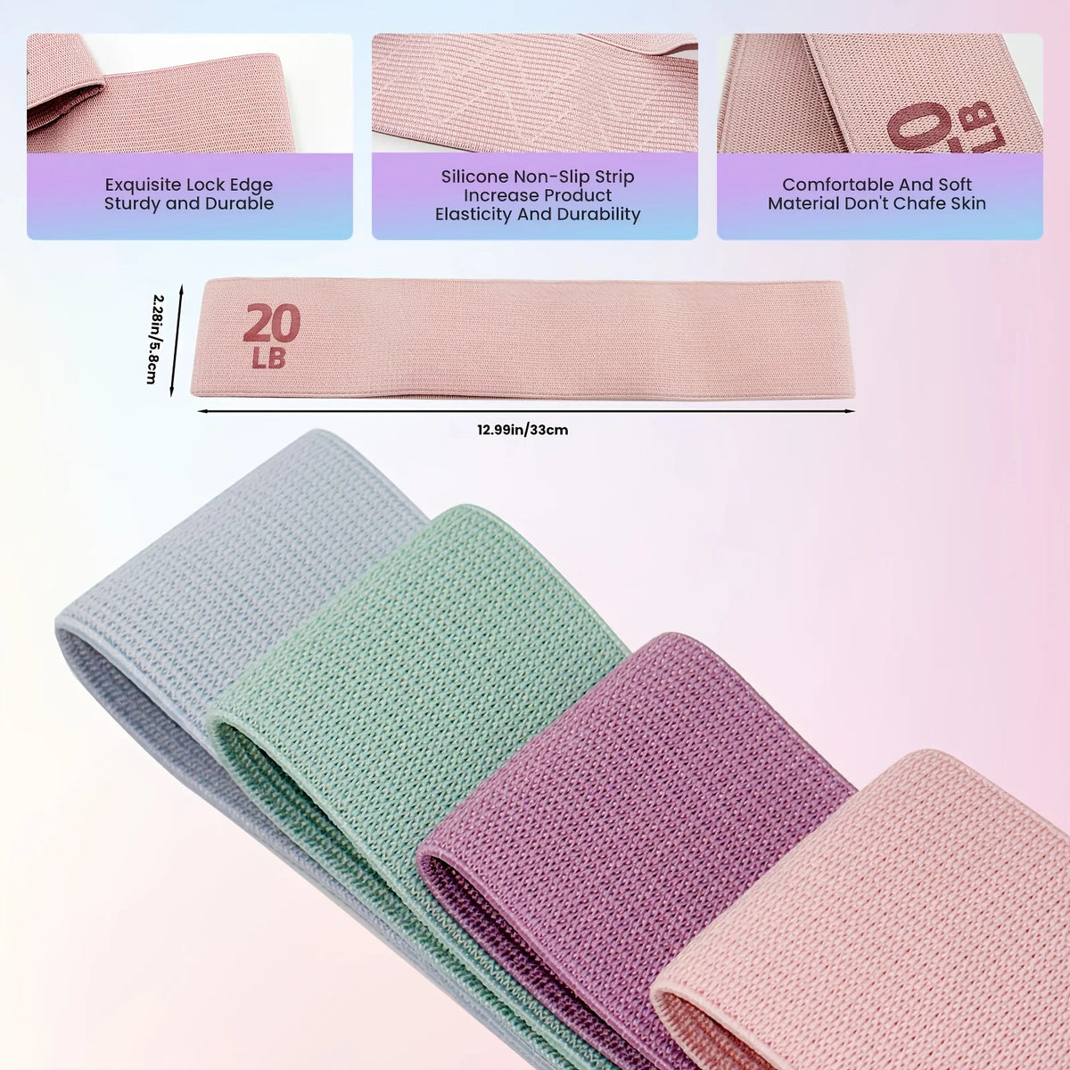 Fitness Resistance Bands with Weights, Suitable for Core Strength, Pilates, Yoga, and Full-Body Workouts, Portable Fitness Kit, the Best Choice for Yoga Studios and Gym Workouts CB DROPSHIPPING