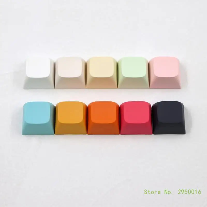 20 Pieces PBT Not Engraving Blank Keycap XDA Height 1U Dyeing Sublimation for Key Caps for Cherry Mx Switches CB DROPSHIPPING