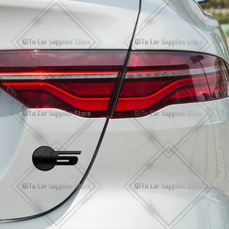 Zinc Alloy S R Sport Badge Car Body Trunk Emblem 3D Grille Sticker For F-Type F-Pace S-Type XFR XE XF XJ XK XJR XFR XEL XJS XJ6 CB DROPSHIPPING