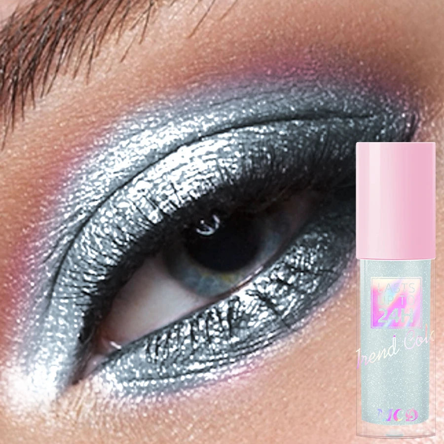 1PC Metallic Waterproof Liquid Eyeshadow-High Shine Long-Lasting & Smudge-Proof Korean Makeup Set Glitter Eye Shadow Cosmetics CB DROPSHIPPING