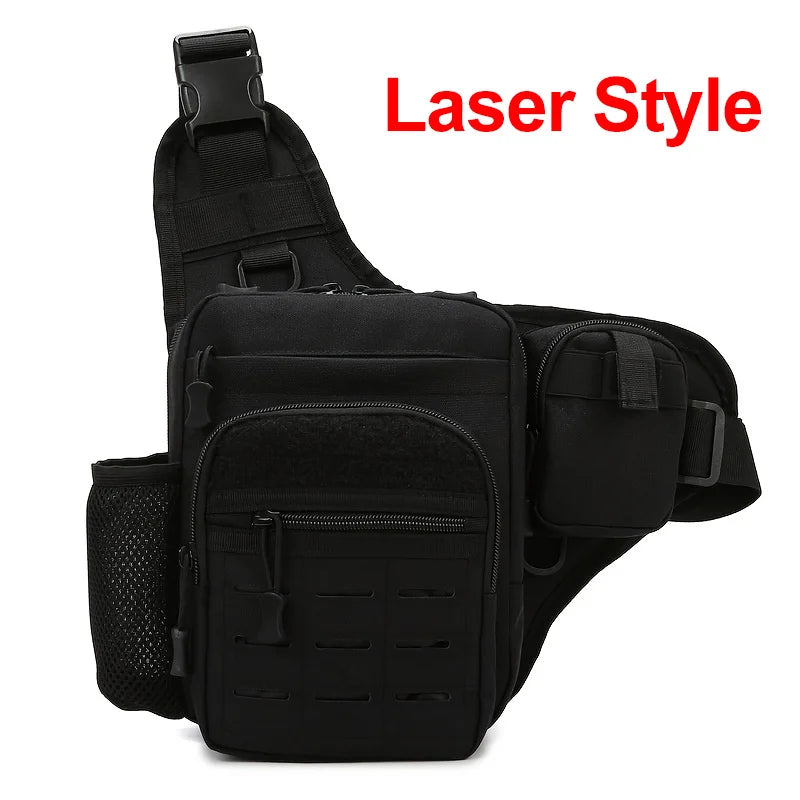 Camping Climbing Bag Chest Pouch For Men Cycling Hiking Travel Outdoor Sport Tactical Crossbody Molle Fishing Waist Fanny Pack