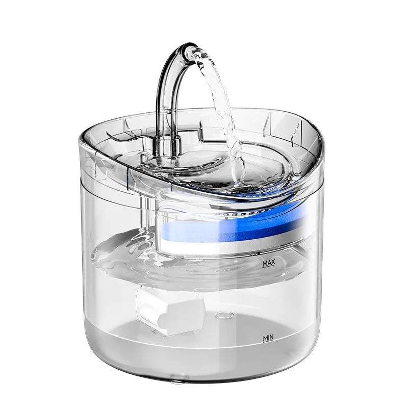 Auto Smart Cat Water Fountain Quiet Tilted Design Energy Efficient Pet Drinker for Fresh Water Circulation CB DROPSHIPPING