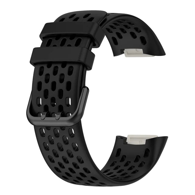 Breathable Silicone Strap For Fitbit Charge 5 6 correa Sport Replacement  Wristband For Fitbit Charge6 5 Watch Bracelet Correa