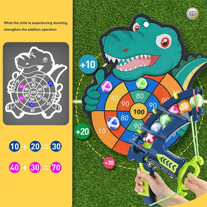 Montessori Throw Sport Slingshot Target Sticky Ball Dartboard Basketball Board Games Educational Children's outdoor Game toy CB DROPSHIPPING