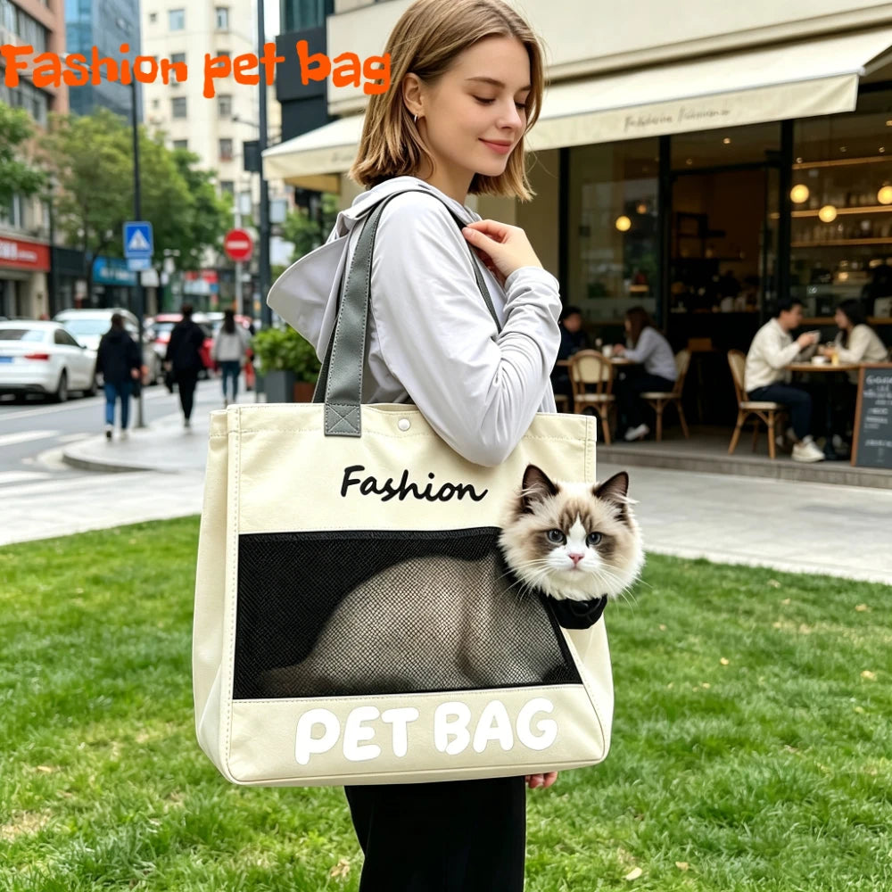 Pet Cat Carrier Bag Outdoor Travel Backpack for Cats Small Dogs Breathable Cat Carrying Bag Pet Supplies Outdoor Travel Camping CB DROPSHIPPING