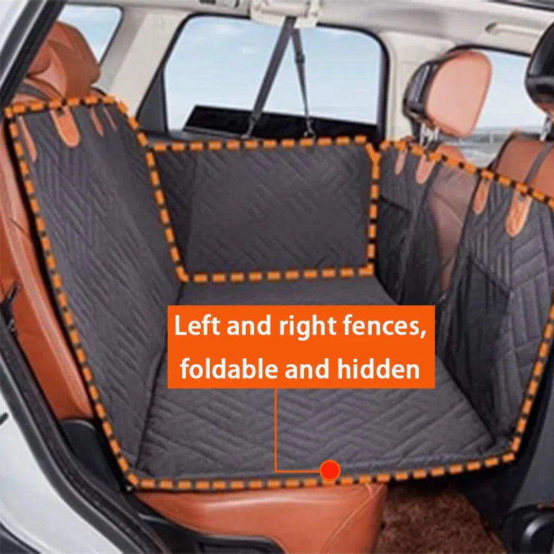 New Design Large Pet Back Seat Extender Car Backseat Protector Hammock Dog Car Seat Cover Hard Bottom for Travel CB DROPSHIPPING