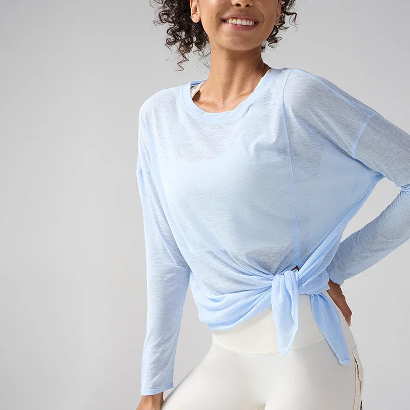Women's Fitness Sports T-shirt Summer Loose Short Sleeve Quick Drying Gym Running Top Female Leisure Clothing👚 CB DROPSHIPPING