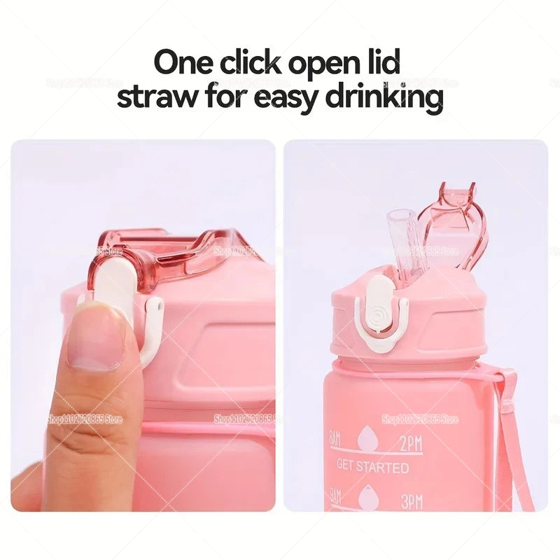 750ML Dragons Ball Water Cup Goku Anime Cartoon Drink Bottles Men Leak Proof Portable Plastic Large Sport Gym Straw Kettle Gift