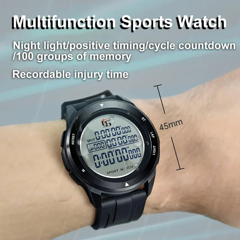 Professional Sport Stopwatch Multifunction Soccer Referee Timer Chronometer 100Group Memory HighPrecision 0.001s Countdown Timer CB DROPSHIPPING
