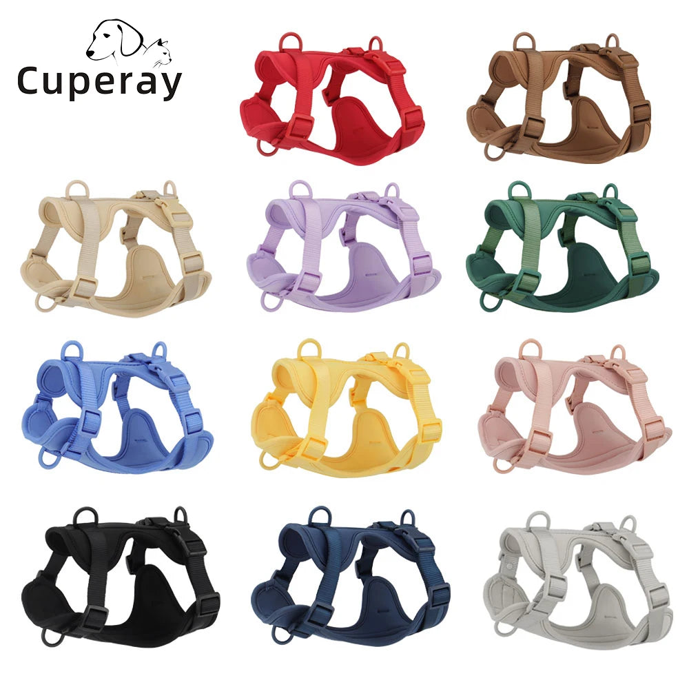 Lightweight Dog Vest Harness with Soft & Comfortable,Adjustable Breathable Mesh Pet Harness,for Small Medium Large Dogs Walking