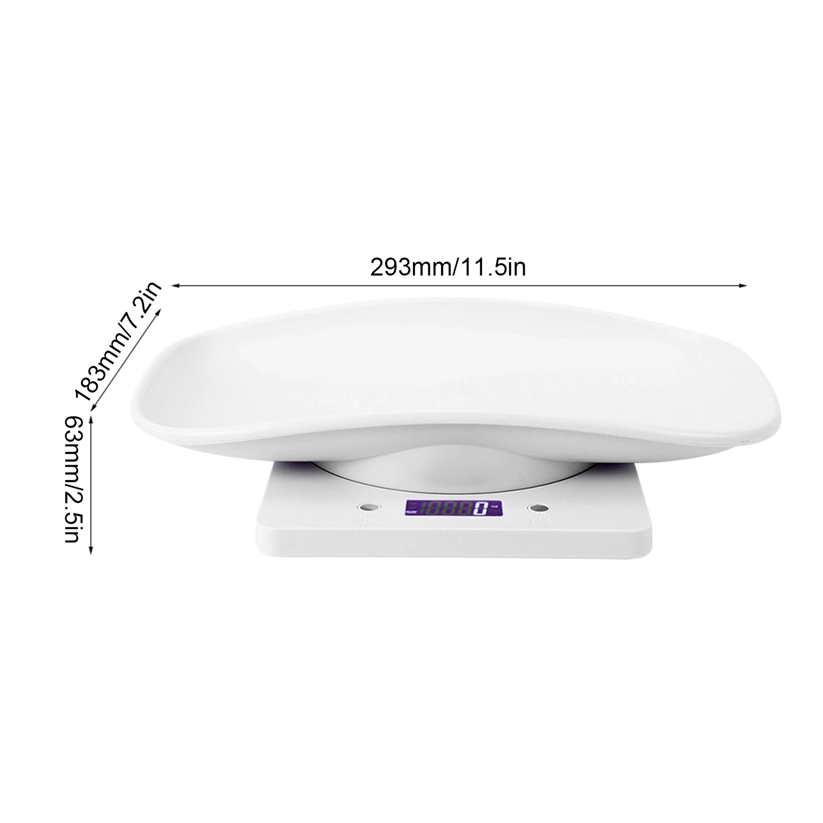 10kg/1g Digital Small Pet Weight Scale for Cats Dogs Measure Tool Electronic Kitchen Scale Pet Scale Kitchen Scale Digital Scale CB DROPSHIPPING
