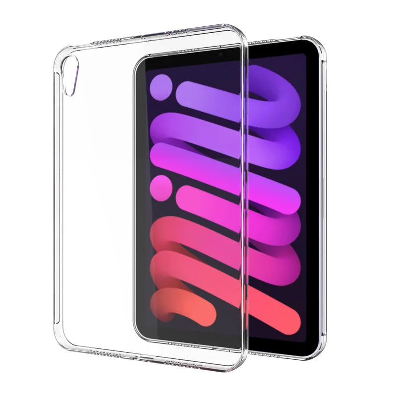 For iPad Mini (A17 Pro) Case Ultra Thin Transparent Protective Case for A2993 A2995 A2996 Soft Silicone Cover for 8.3 2024 Funda CB DROPSHIPPING