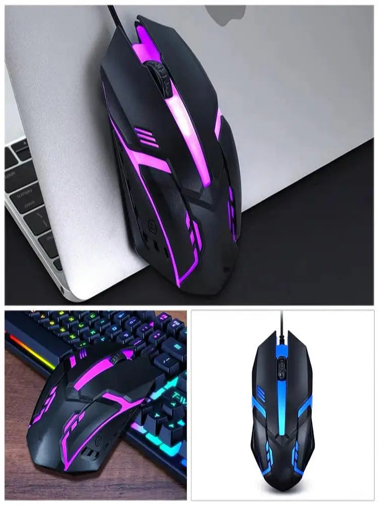 20251 PC ITLY M01 Sports LED Luminous Backlit USB Wired Gaming Mouse for Desktop PC Laptop Office Computer Gaming Mouse CB DROPSHIPPING