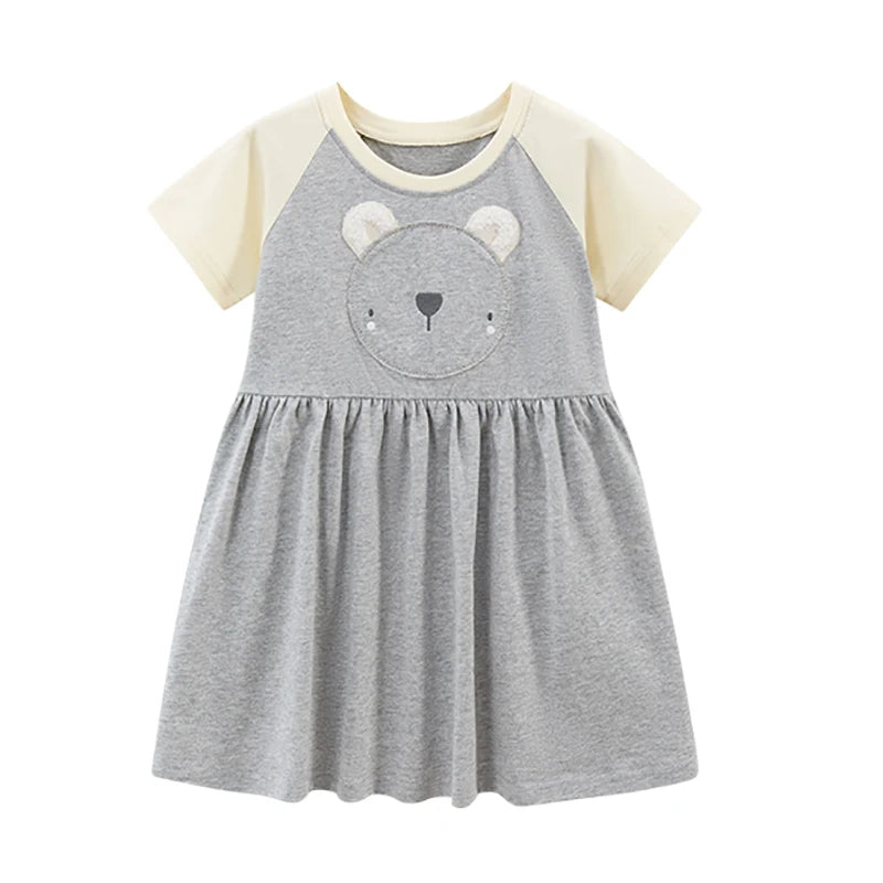 Little maven Baby Girls Casual Clothes Little  Girls 2026 New Summer Dress Kids Elegant Party Dress Children's Clothing CB DROPSHIPPING