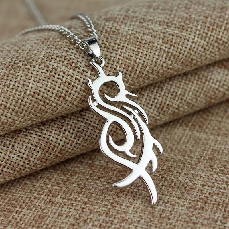 Valentine's Day Gift Music Slipknot Star Necklace Pendant Charm Jewelry Accessories Decorations Pendant Gift