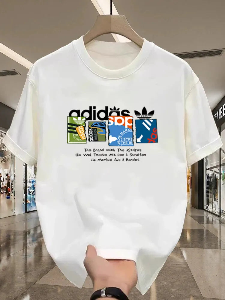 2026 Spring Bestseller Summer American  Pure Cotton T-shirt with Round Neck, High-quality Luxury, Best-selling and Trendy Style CB DROPSHIPPING