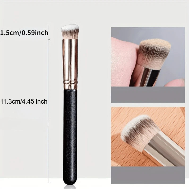 1pc Concealer Brush, Premium Nose Contour Kabuki Blusher Brushes, Flawless Under Eye Dense Face Makeup Brush for Blending Liquid CB DROPSHIPPING
