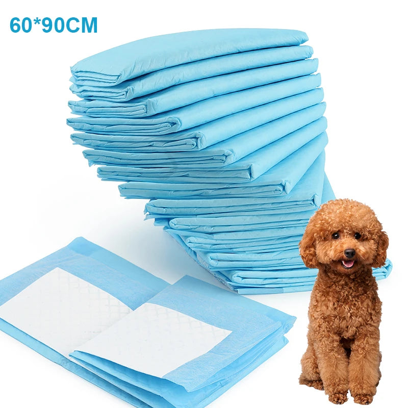 100pc Pet diapers 45*60cm/60*90cm Cats Dog Diapers Super Absorbent Pet Diaper Dog Pee Pad Quick dry Disposable Urine Nappy Mat CB DROPSHIPPING