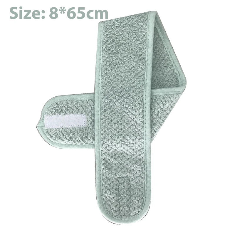 Adjustable Makeup Headband Soft Fleece Face Wash Towel Bath Spa Facial Hairband Skincare Beauty Head Wrap Accessory CB DROPSHIPPING
