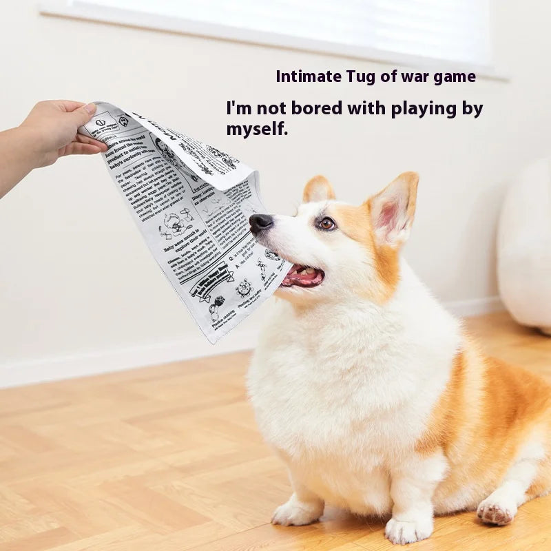 Pet noise paper toys dog toys pet noise plush toys newspapers  bite resistant and Pleasure and Boredom Relief Artifact CB DROPSHIPPING