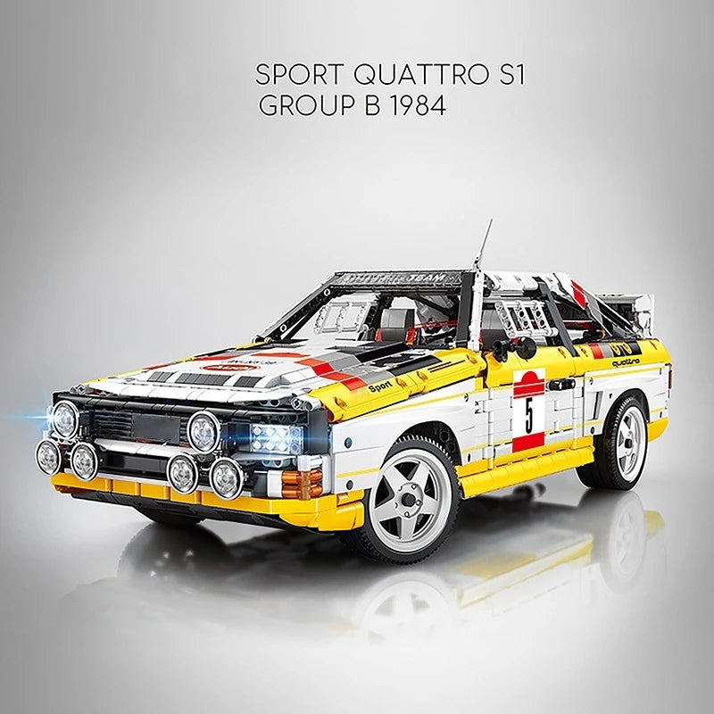3887pcs Sport Quattro S1 Group B 1984 Building Blocks Technical Speed Racing Vehicle Cars Model Bricks Toys for Kids Adult Gifts