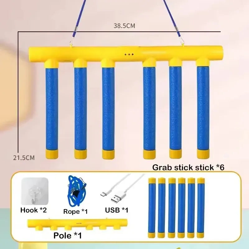 Reflex Game Challenge Catching Sticks Game Drop Catch Win Reaction Training Toy Speed Adjustable Parent-Child Interactive Sport CB DROPSHIPPING