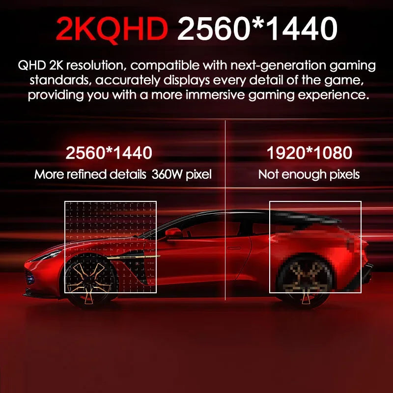 15.6 Inch 2K 144hz Touchscreen Portable Monitor 2560*1440P HDR 100%sRGB FreeSync 1ms IPS Screen With Hidden Stand Gaming Display CB DROPSHIPPING